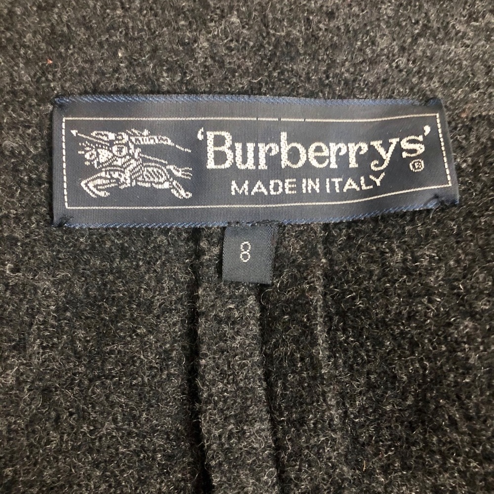 Vintage Burberry’s 100% wool coat size 8 - Picture 6 of 8